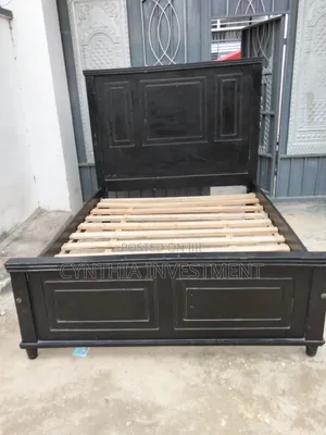 5 by 6 Black Bed