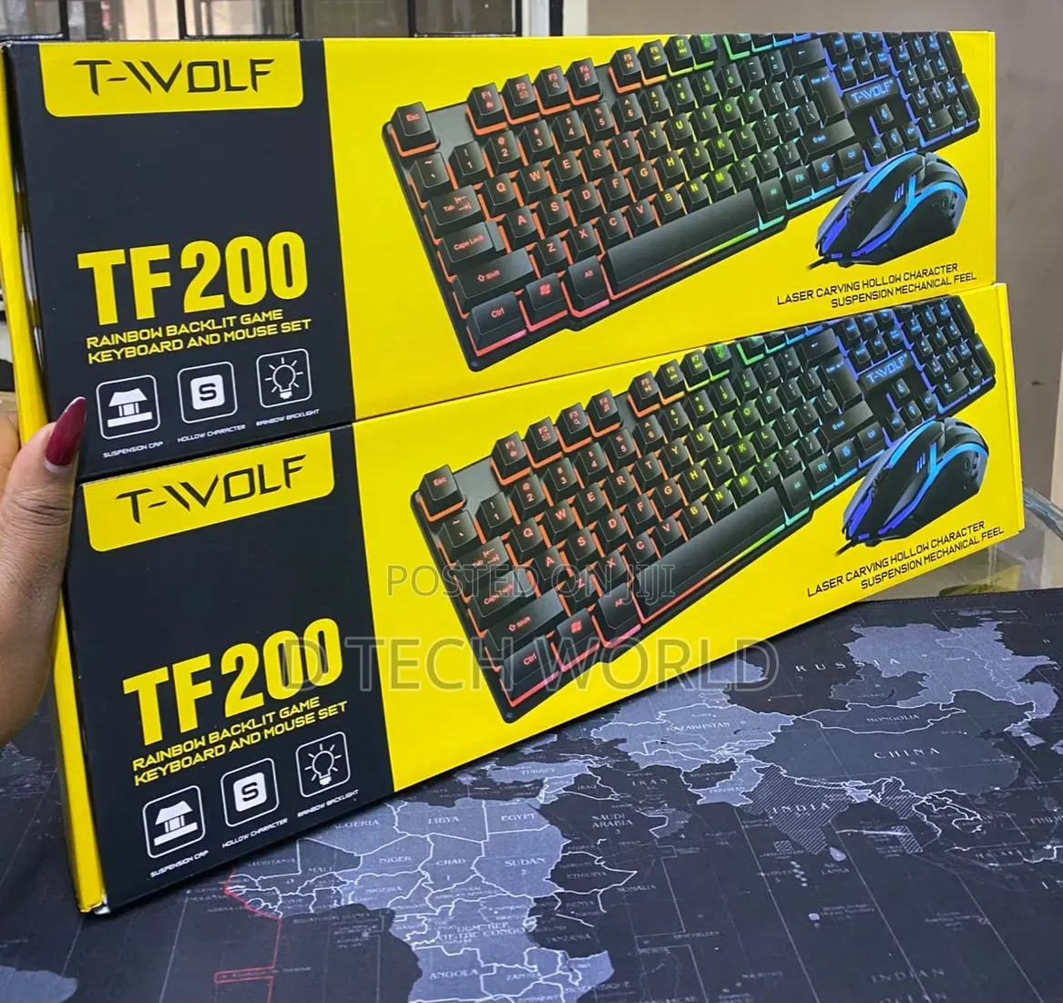 Tf200 Gaming Wired Keyboard Combo