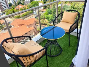 Golden Finish Table and Chairs