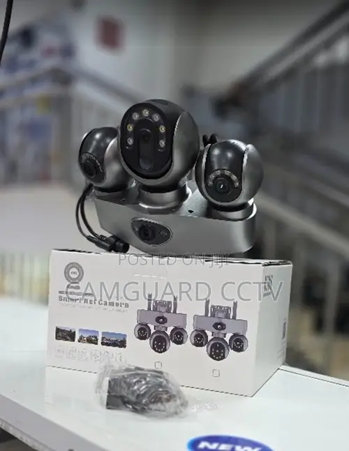 V380 Pro 3-Lens WiFi PTZ Security Electric Camera