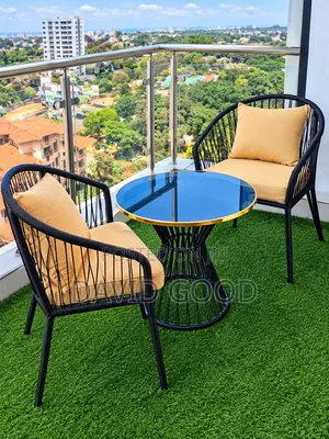 Black Gold Outdoor Table