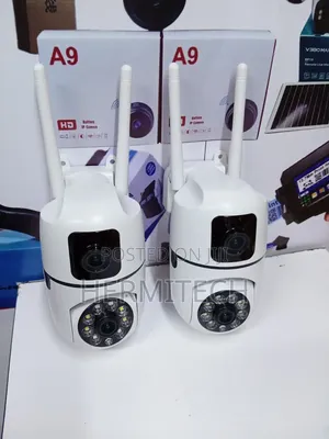 V380 Dual Lens CCTV Camera for Monitoring Gates and Entrances