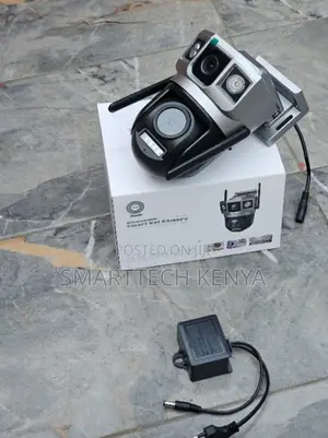 V380 Dual Lens 4MP 4G Security Camera With Two-Way Audio