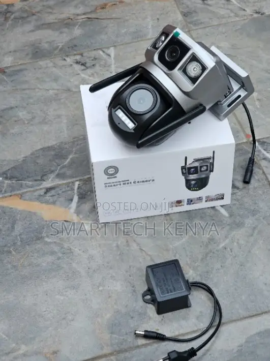 V380 Dual Lens 4MP 4G Security Camera With Two-Way Audio