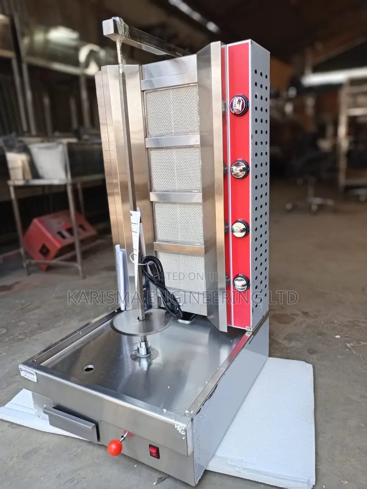Four Burner Shawarma Machine