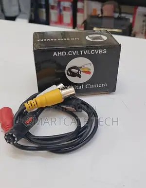 Mini CCTV Pinhole Lens Camera With DVR Connectivity