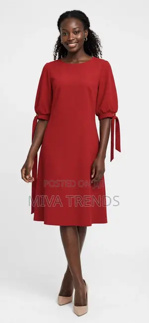 Classy,flattering Red Dress