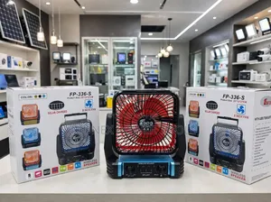 Solar Fan With BT Speaker/Radio