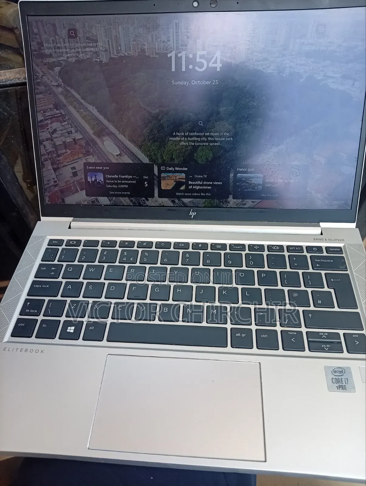 Laptop HP EliteBook 830 16GB Intel Core i7 SSD 256GB