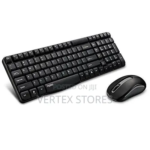 Rapoo Wireless Keyboard & Mouse X1810 - Black