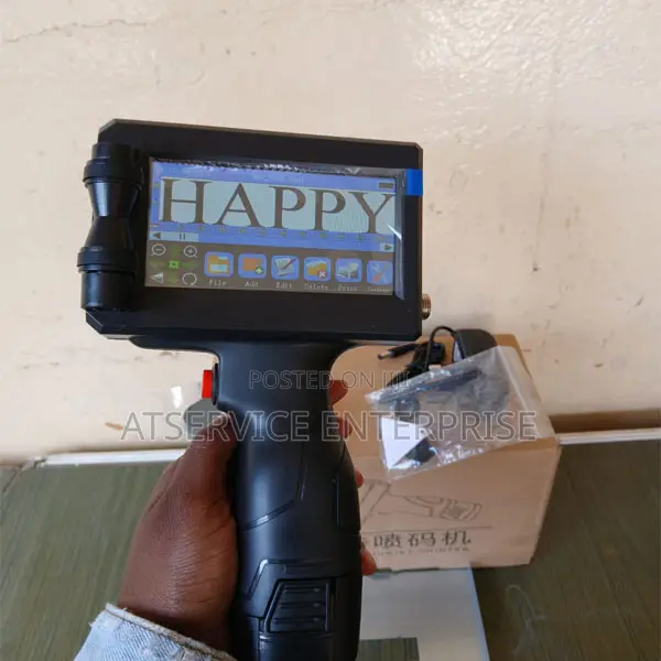 Handheld Inkjet Printer 4.3 Inch Touch Screen Quick-Drying Ink