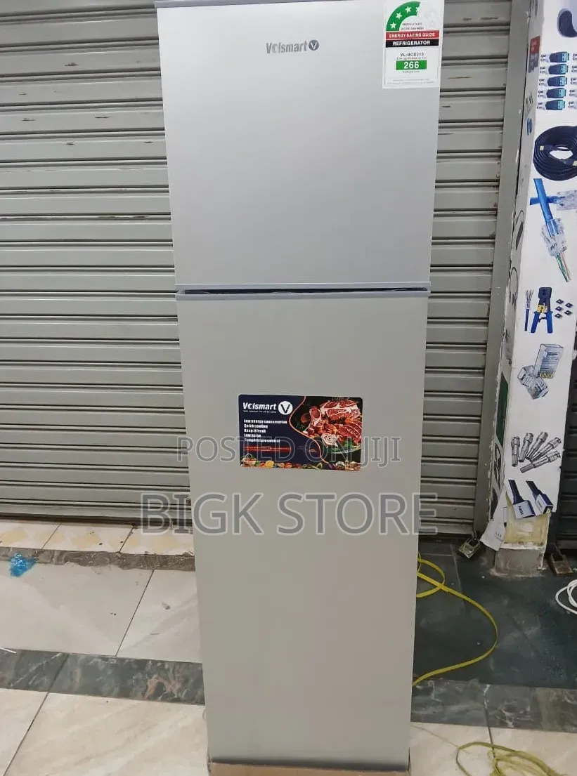 Volsmart 210L Double Door Refrigerator