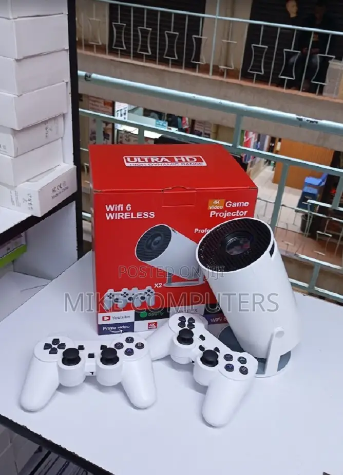 HY300 Android Mini Projector With Gaming Controllers