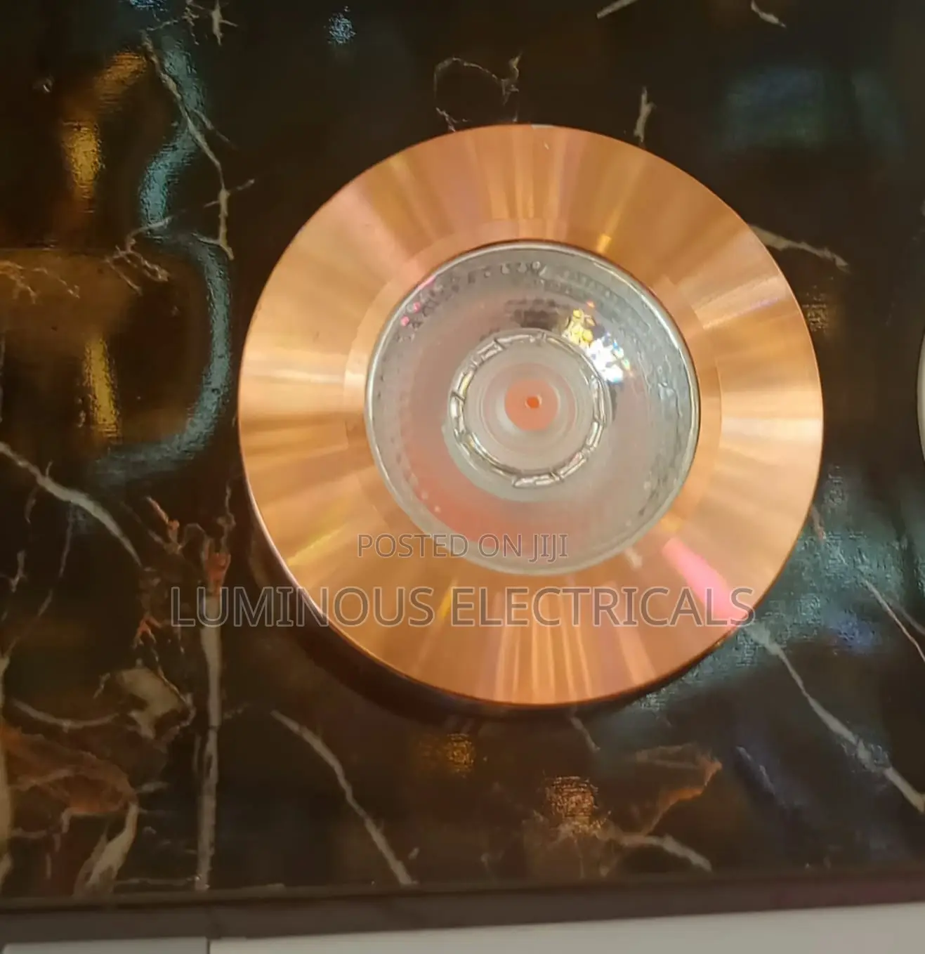 Luxury 7W LED Surface Mount Downlight Rose Gold Finish