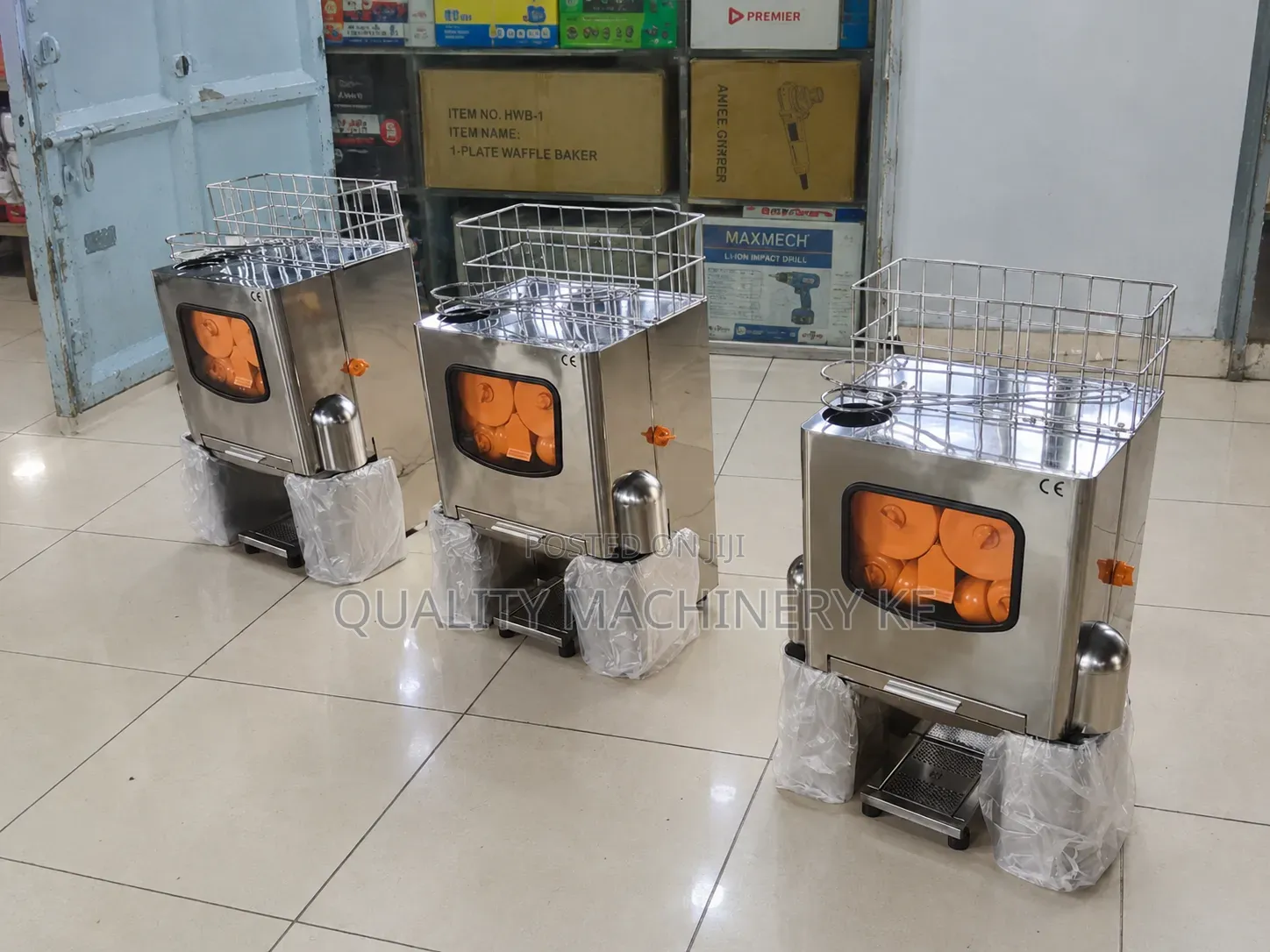 Commercial Automatic Orange Juice Extractor Machine