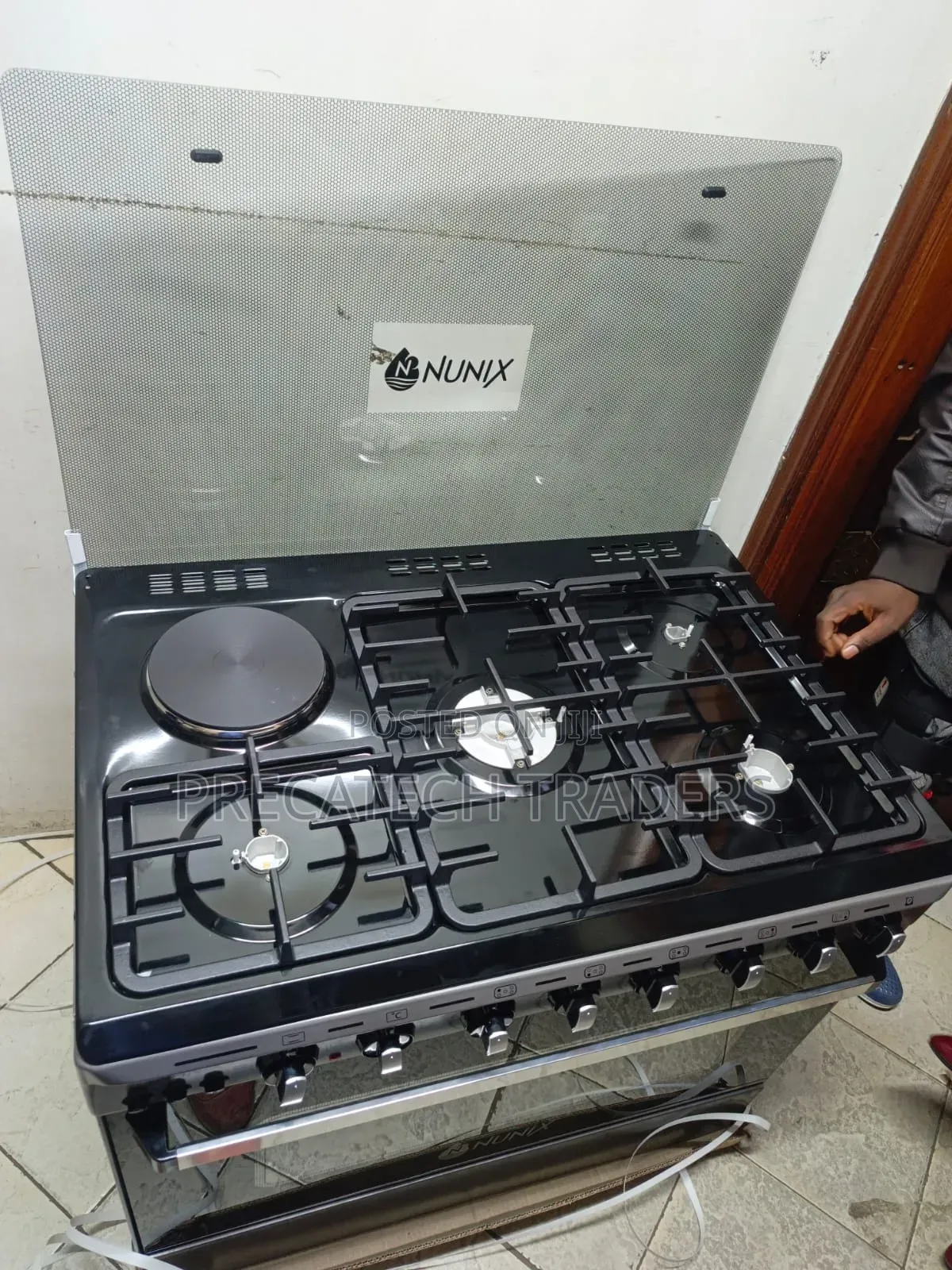 Nunix 4+1 Freestanding Cooker – With Wok Burner