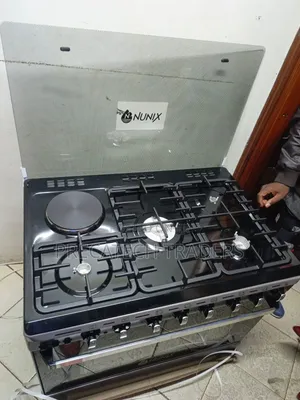 Nunix 4+1 Freestanding Cooker – With Wok Burner