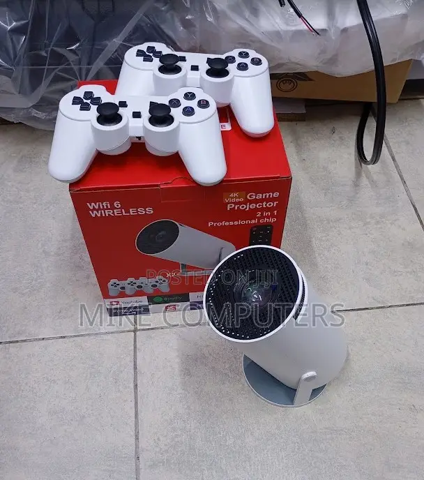 Projector HY300 Smart Mini Projector With Remote and Gaming Pads