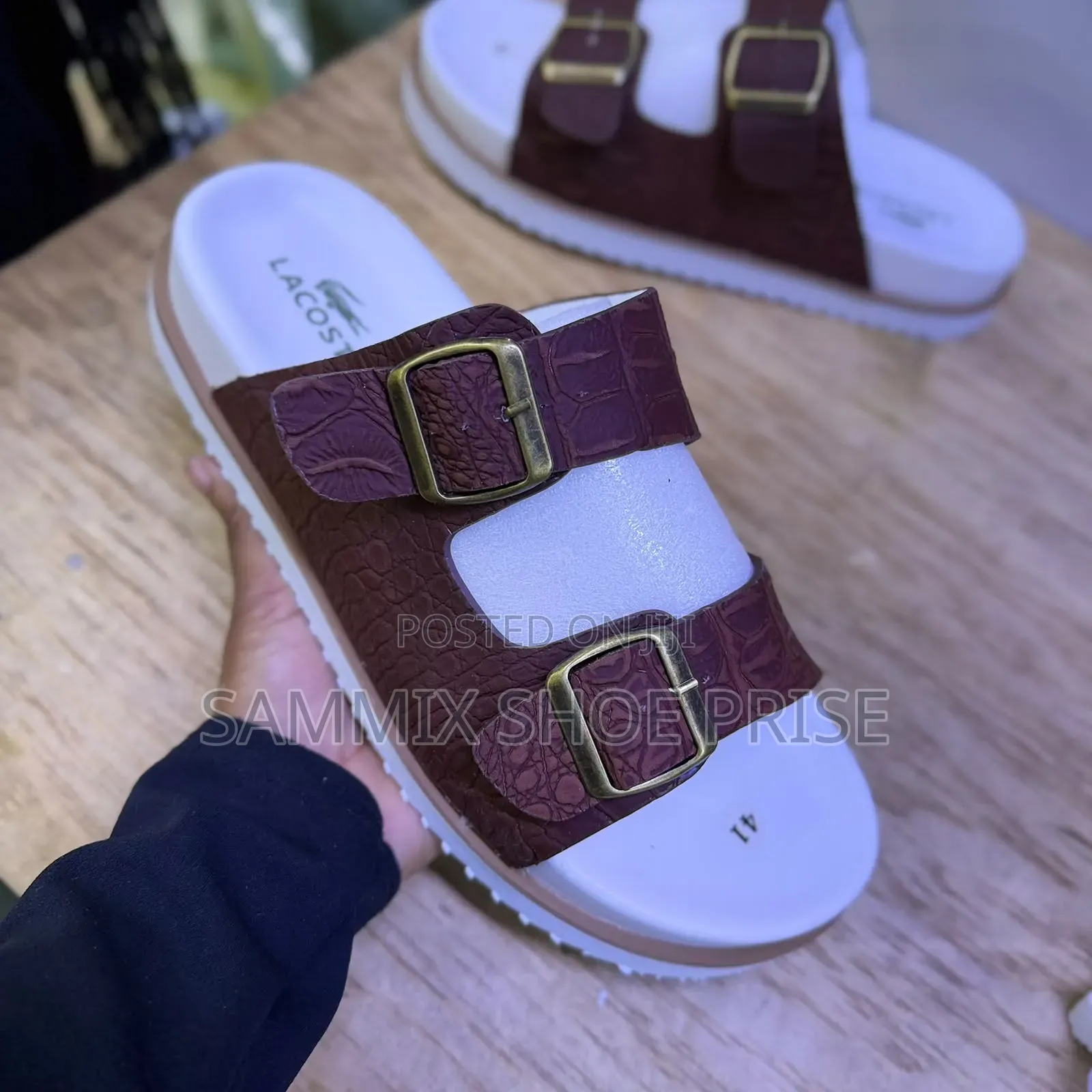 Lacoste Leather Opens/ Lacoste Sandals