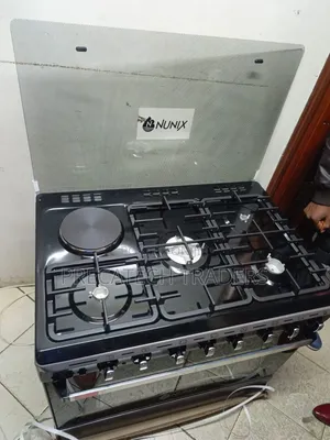 Nunix 60×90 Gas Cooker With Oven-Wok Burner