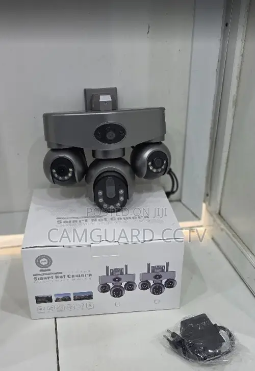 Wifi V380 Pro 3-Lens Multi-View Panoramic Outdoor AC Security Camera