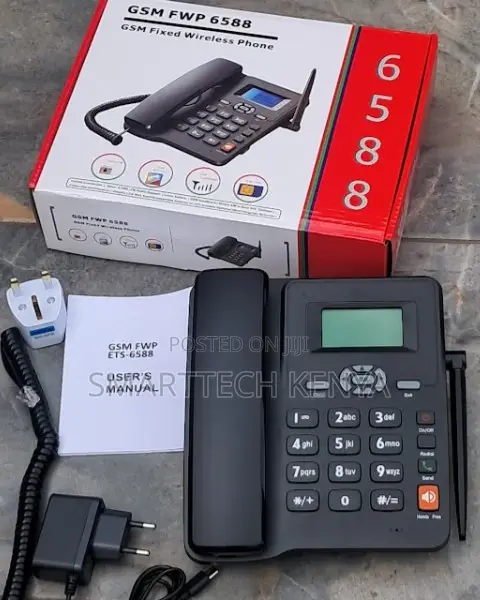 6588 Dual SIM Card Deskphone for Office/Home Etc