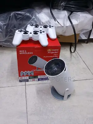 HY300 Android Mini Projector With Gaming Pads Free Games