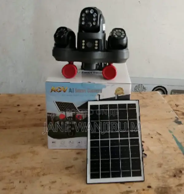 V380 Powerful Solar CCTV Camera for Home and Business Security