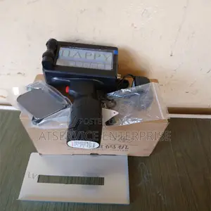 Handheld Inkjet Printer W/ 42ml Ink Cartridge Barcode Machine