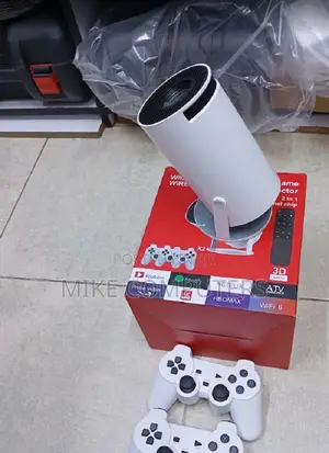 HY300 PRO Ultra-Portable Cylindrical Smart Projector 16GB