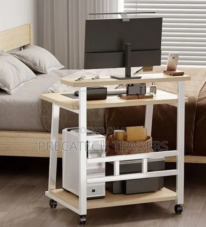Modern Executive Study Table With Wheels