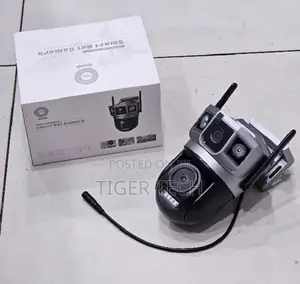 4MP 2-Way Talk 4G LTE Dual Lens PTZ Camera-AC Power