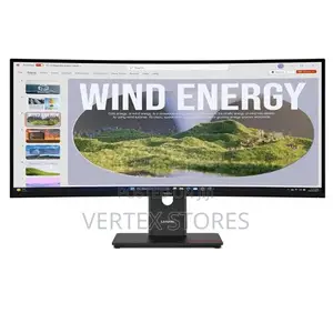 Lenovo ThinkVision T34wd-40 34-Inch Curved QHD Monitor