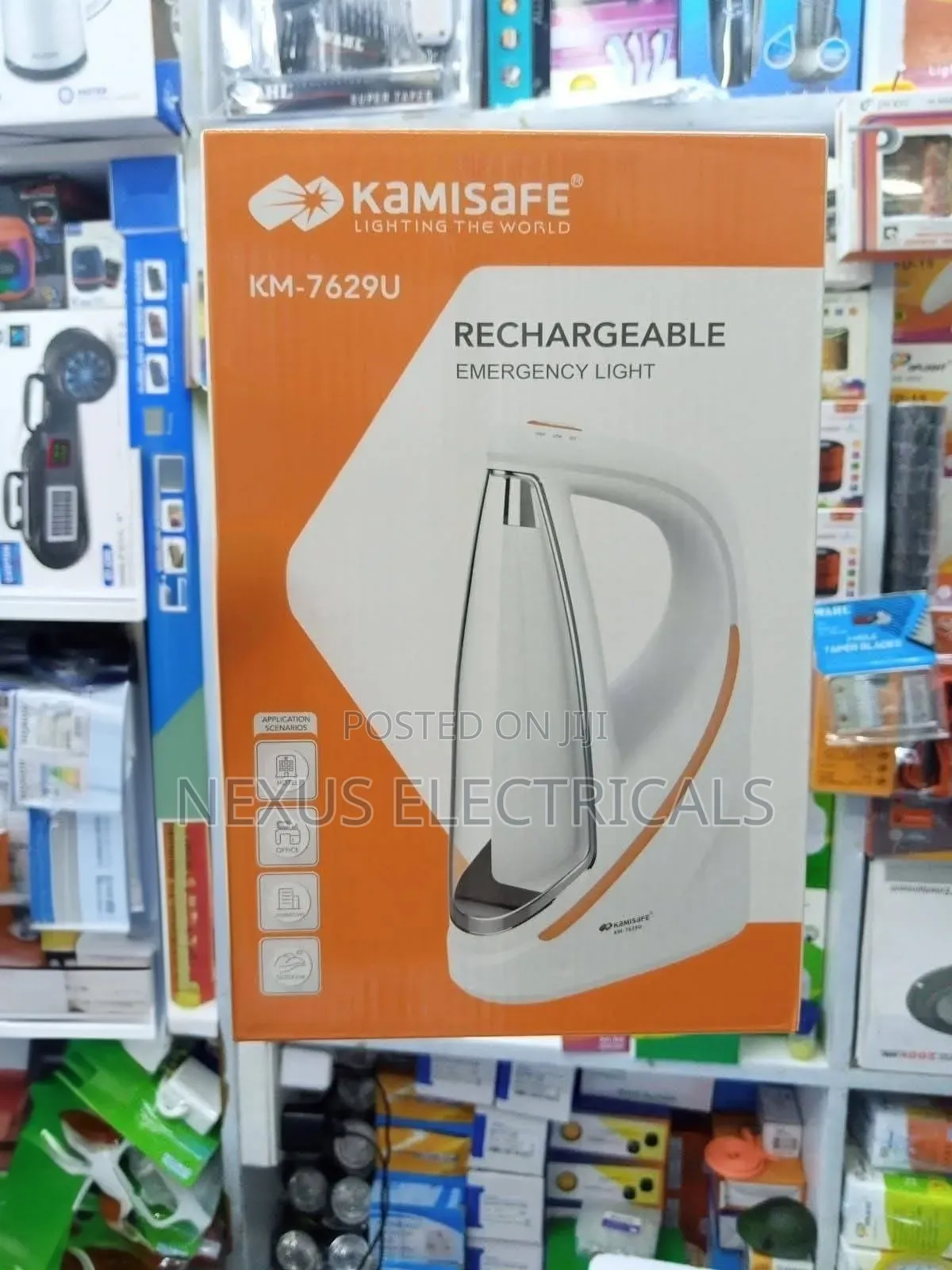 Kamisafe KM-7629U Rechargeable LED Emergency Lamp