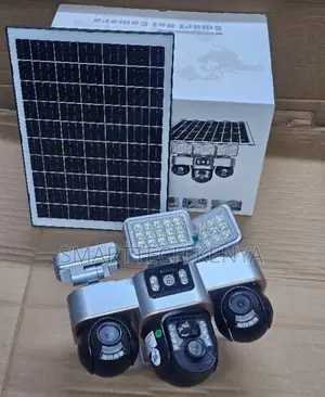 4G Triple Lens Solar CCTV With Solar Light Vts30a