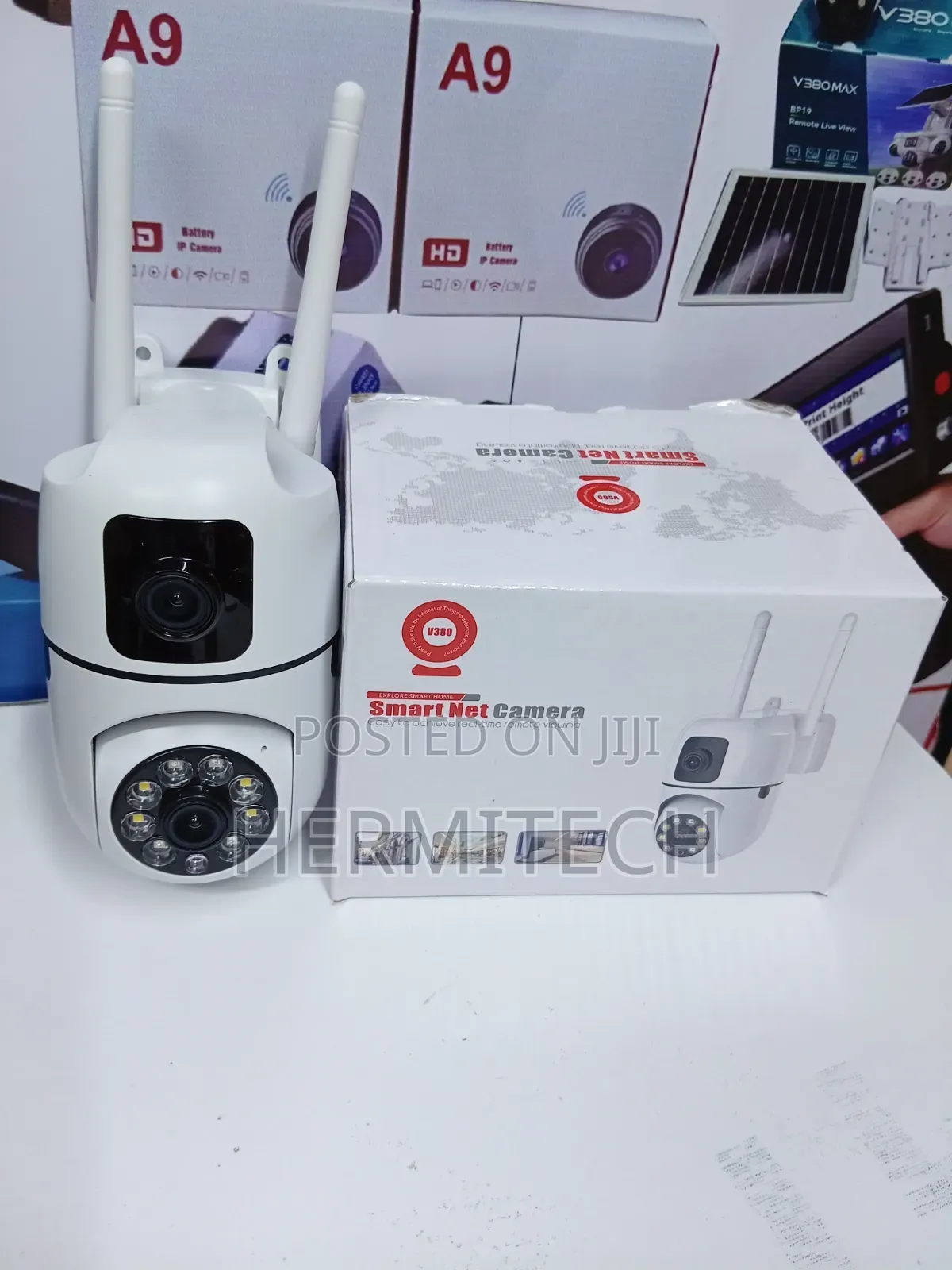 V380 Dual Lens WiFi Camera for Convenient Smartphone Surveillance