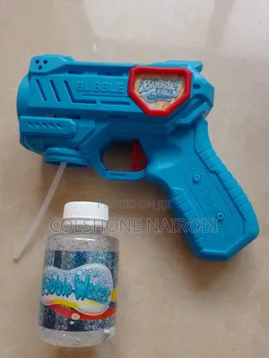 Electric Bubble Gun Toy With Bubble Solution – Kids’