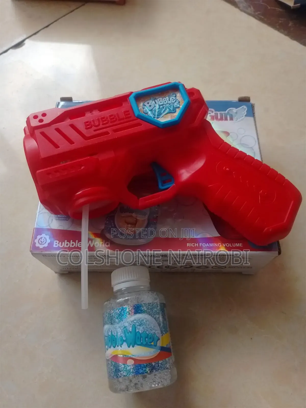 Electric Bubble Gun Toy With Bubble Solution – Kids’