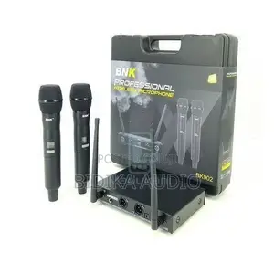 BNK BK902 UHF Dual 2 Channel Wireless Microphone