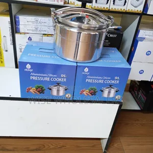 Aluminum Pressure Cooker 9 Liters