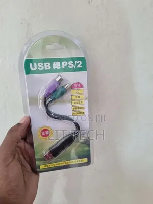USB to Dual PS/2 Adapter Splitter