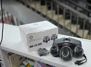 3 Lens 4 Screens Triple Lens V380pro Electric 4g All PTZ Camera