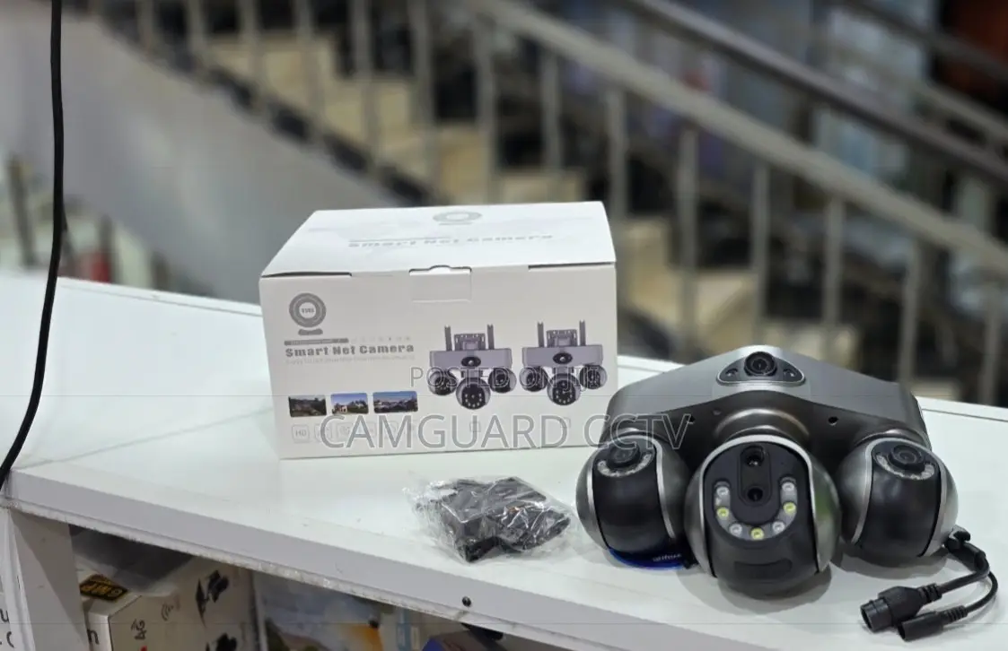 Smart Net Camera 4G Three Lens PTZ AC Security CCTV