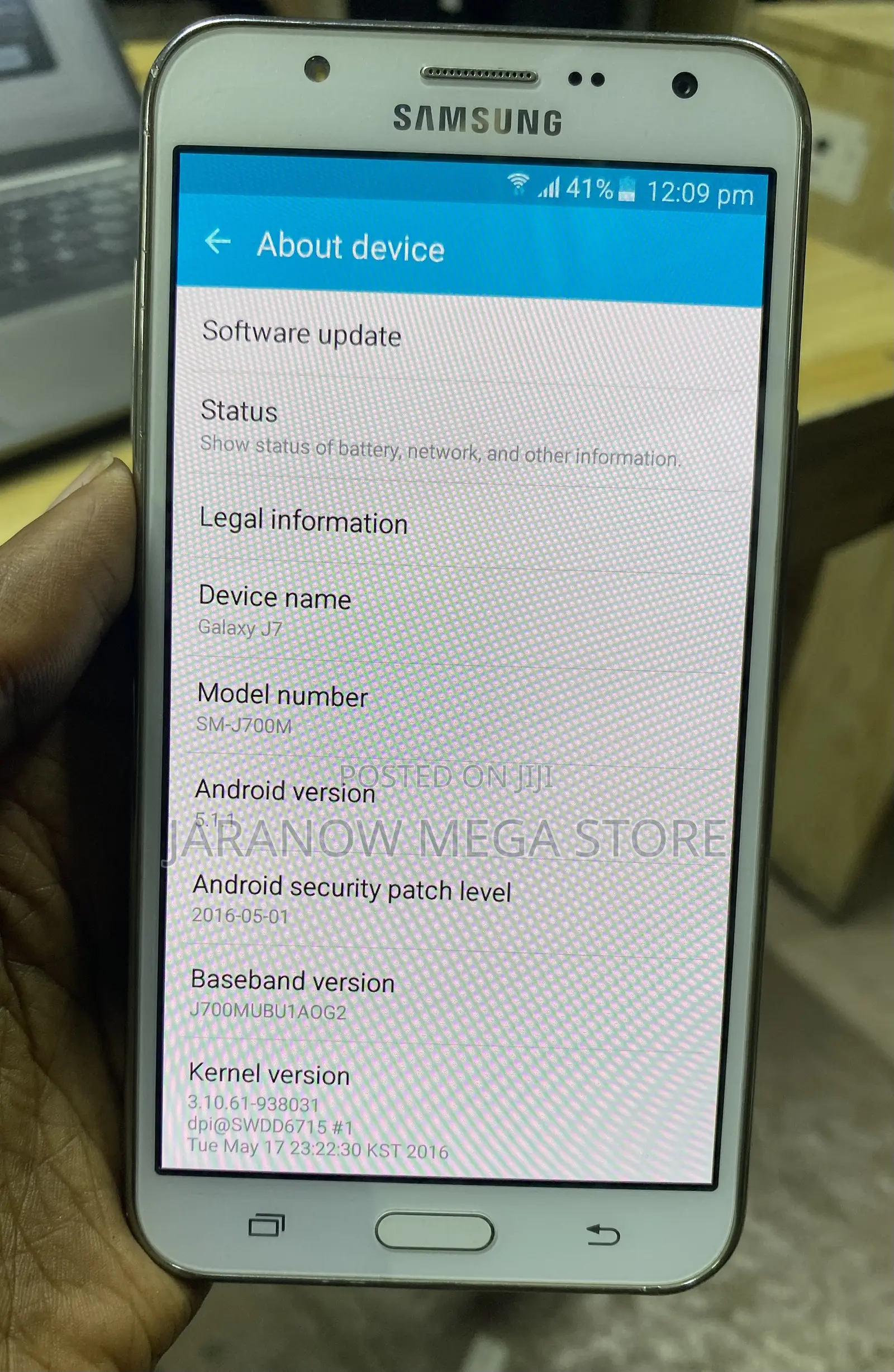 Samsung Galaxy J7 16 GB White