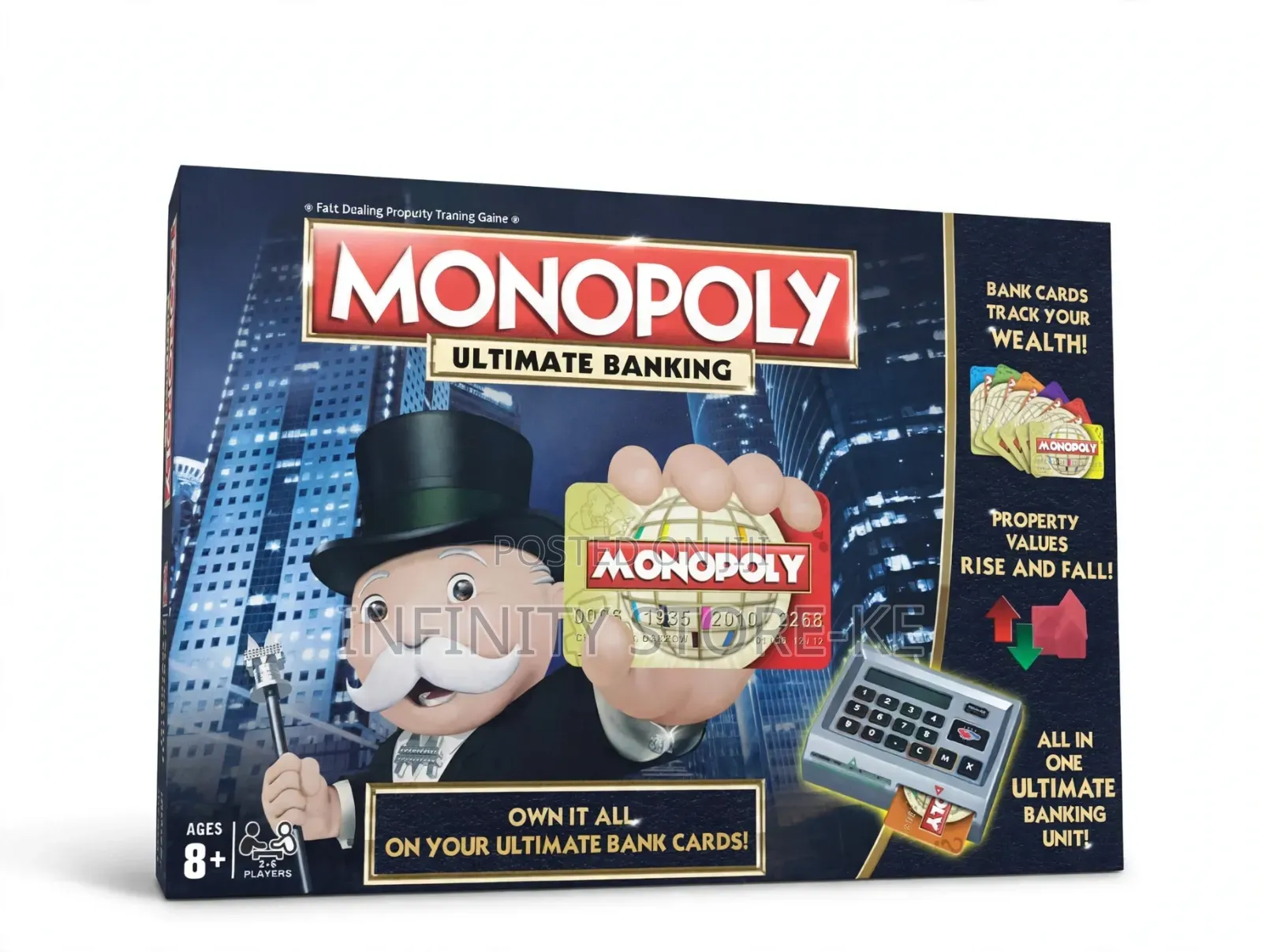 MONOPOLY ULTIMATE BANKING-electronic Banking Unit Handles Transaction