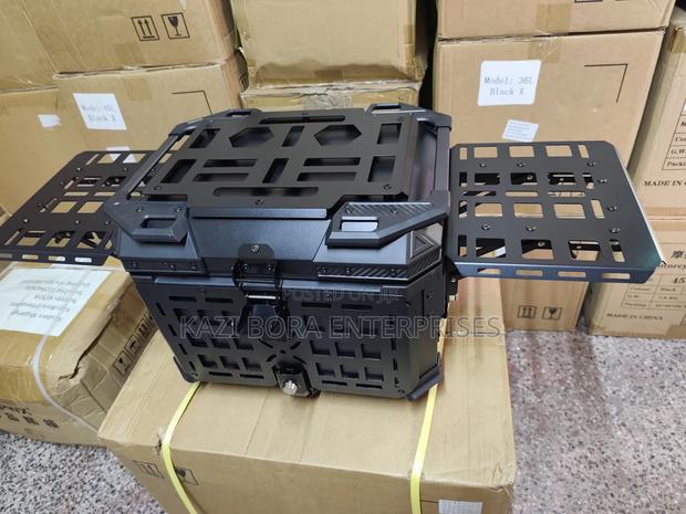 45LTRS Armoured Aluminium Motorcycle Topbox