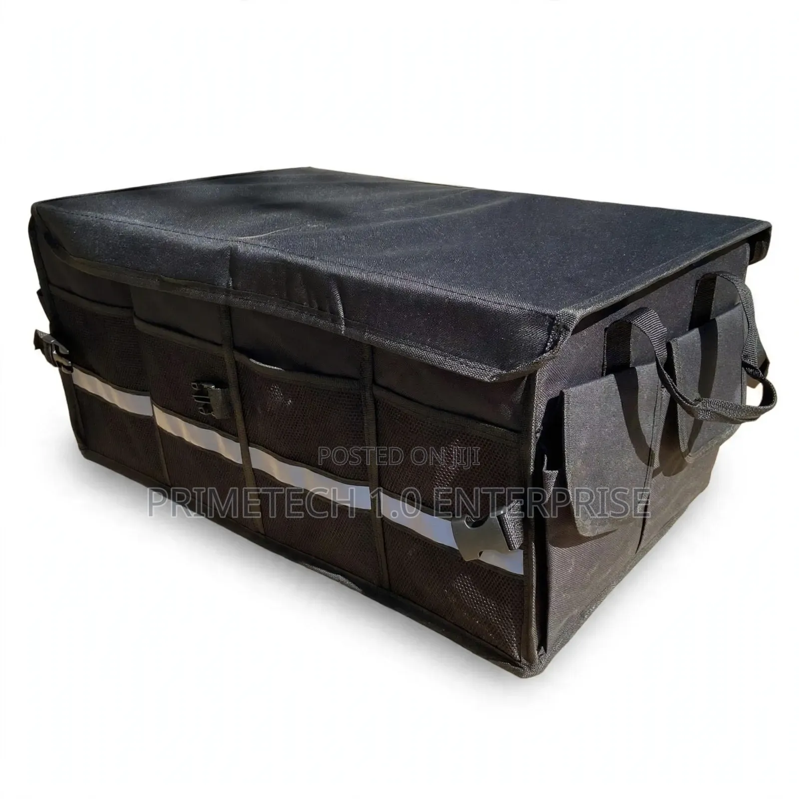 Premium Foldable Heavy Duty Car Boot Organiser-Black