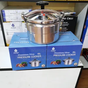 Aluminum Pressure Cooker - Explosion Proof - 5 Litres