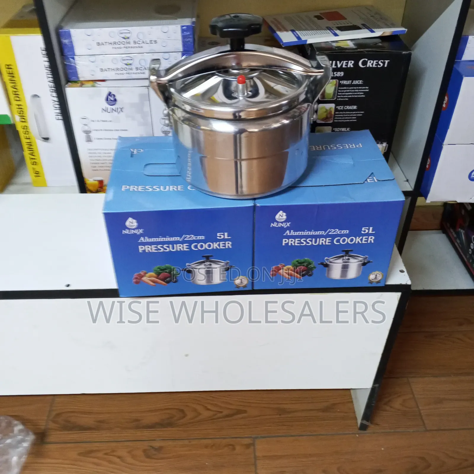 Aluminum Pressure Cooker - Explosion Proof - 5 Litres