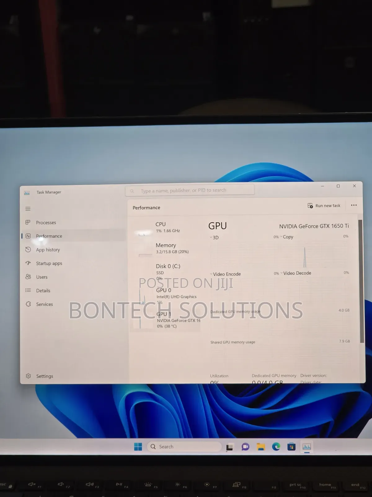 Laptop Dell XPS 15 9500 16GB Intel Core i7 SSD 256GB